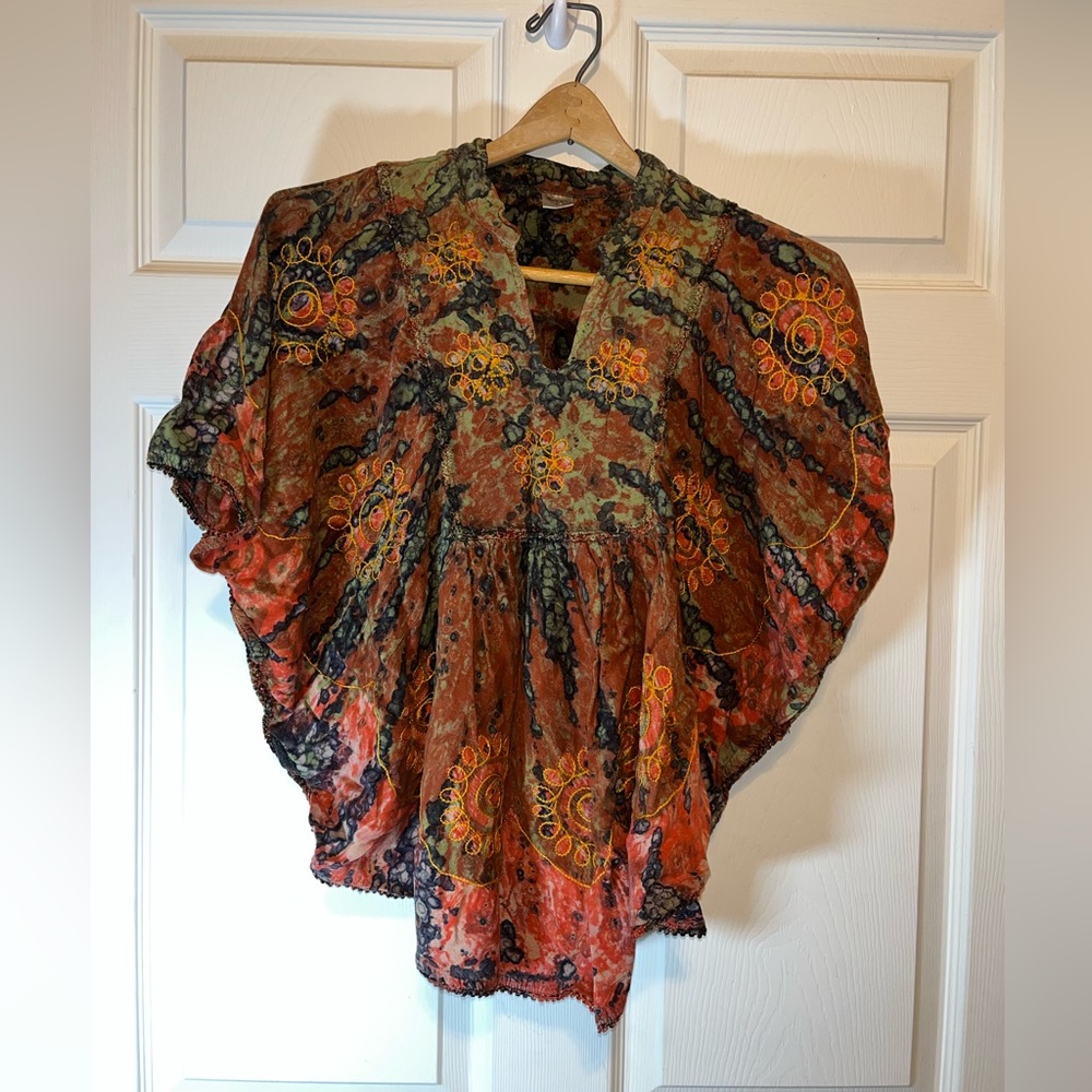 Vibrant Bohemian Women's Blouse